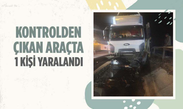 Bilecik’te Kamyon Orta Refüje Çıktı: Sürücü Yaralı