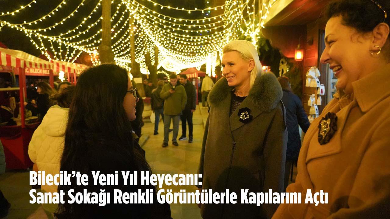 Bilecik Sanat Sokağı Yeni Yıl Etkinlikleri Açıldı