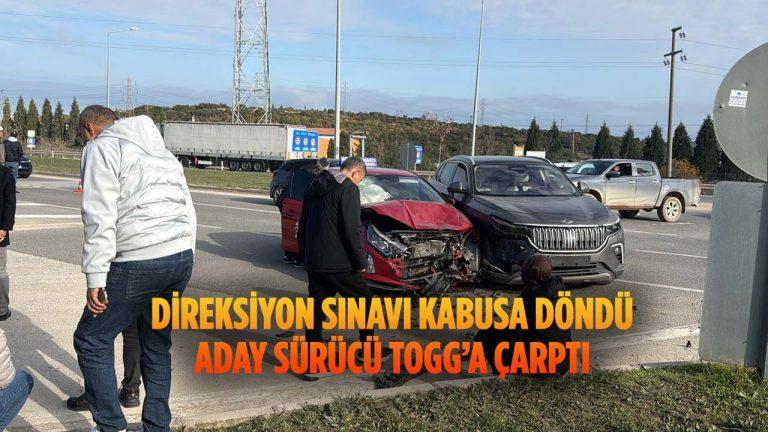 Bilecik’te Direksiyon Sınavı Kabusa Döndü: TOGG ile Çarpışan Araçta 4 Yaralı