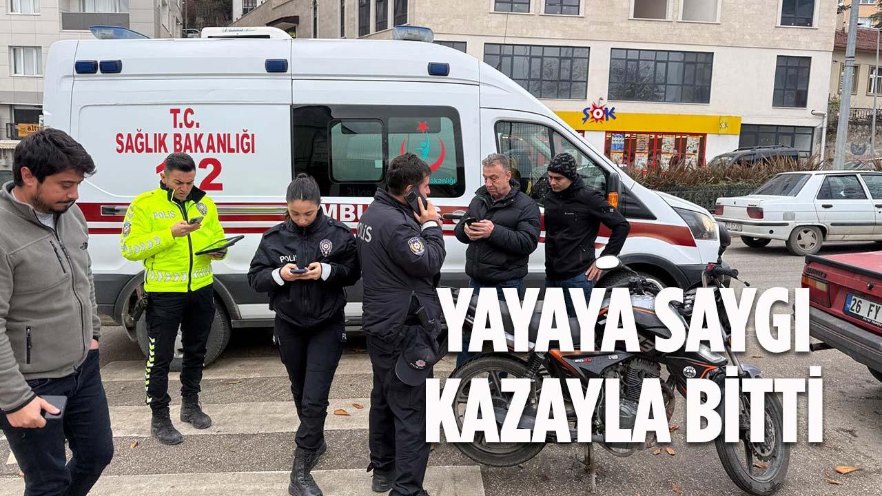 Bilecik’te Yaya Geçidi Kazası