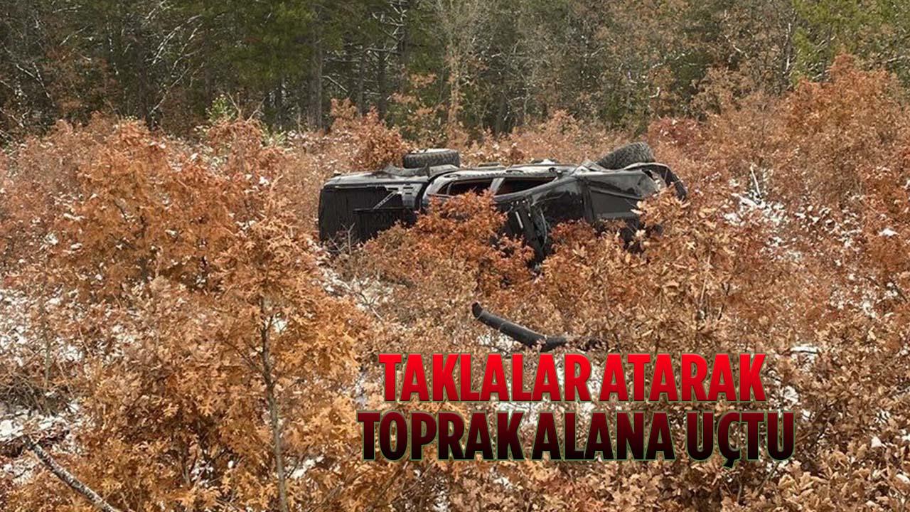 Bozüyük’te Yürekleri Ağza Getiren Kaza: Otomobil Tarlaya Uçtu, 4 Yaralı!