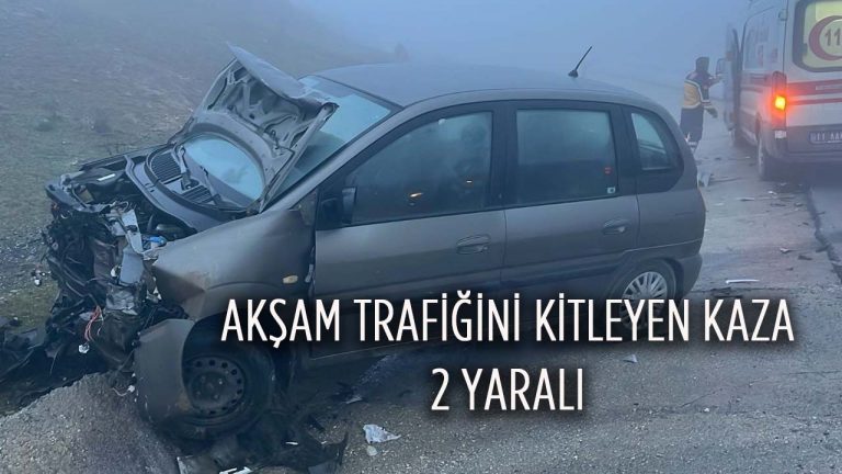 Söğüt-Eskişehir Yolunda Akşam Trafiğini Kilitleyen Kaza: 2 Yaralı