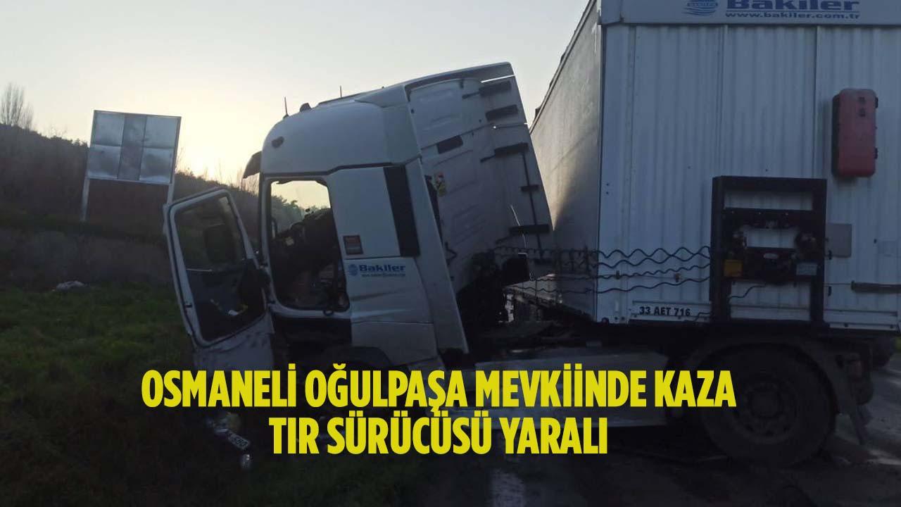 Son Dakika: Osmaneli Oğulpaşa Mevkiinde Kaza!