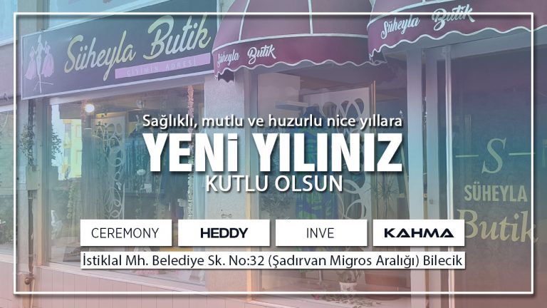 Süheyla Butik Yılbaşı Tebrik Mesajı