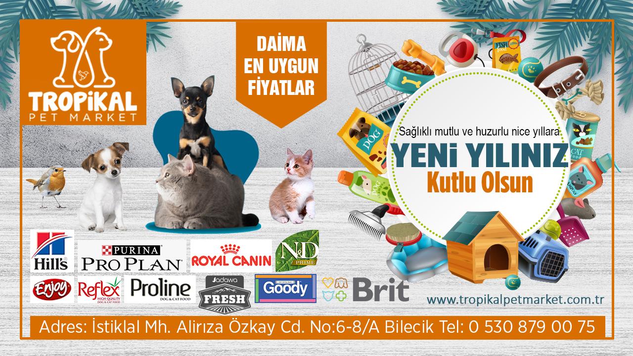 Tropikal Pet Market Yılbaşı Tebrik Mesajı