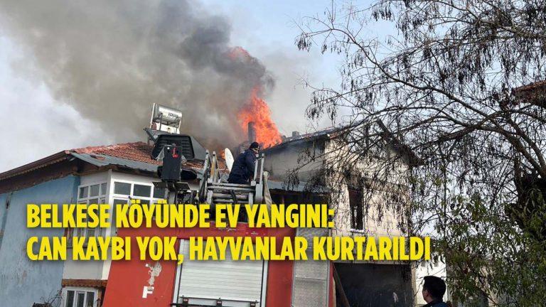 Yenipazar’da Korkutan Yangın: Alevler İki Katlı Evi Sardı