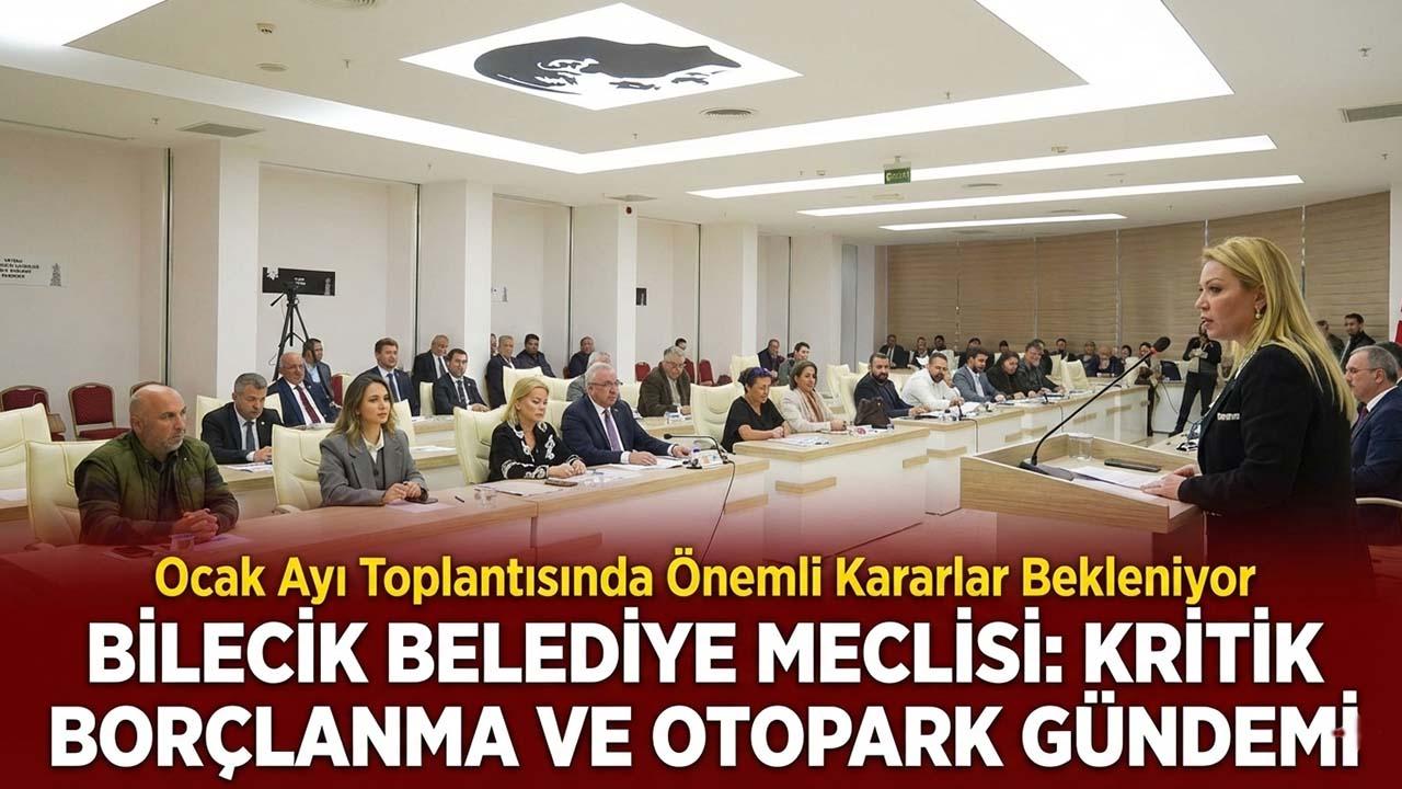 Bilecik Belediye Meclisi’nde Kritik Gündem: 126 Milyonluk Borçlanma ve Otopark Ücretleri Masada!