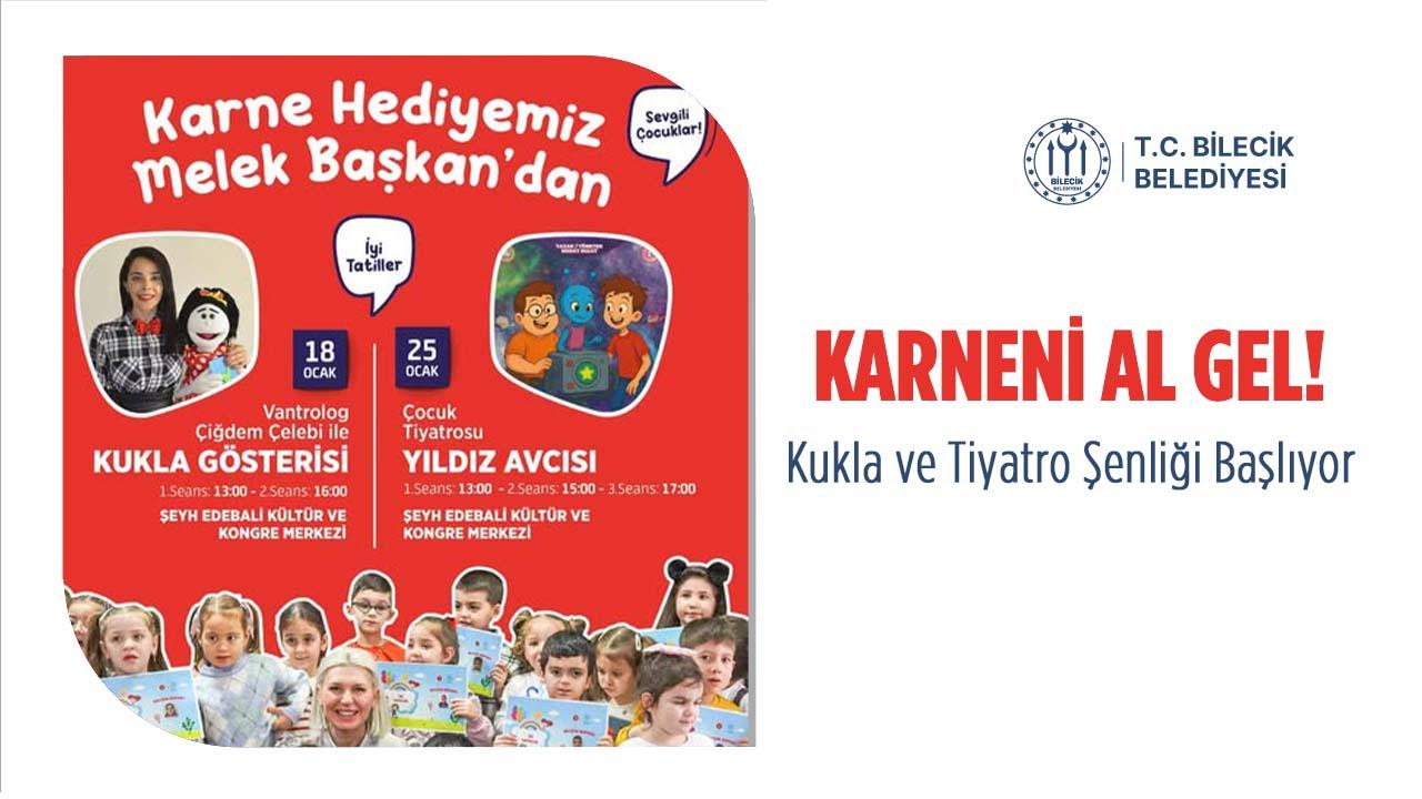 Bilecik’te Çocuklara Yarıyıl Müjdesi: Melek Başkan’dan Eğlence Dolu Karne Hediyesi!