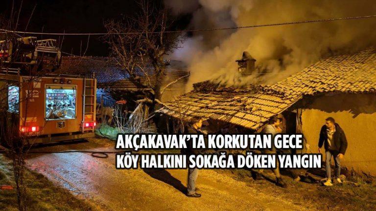 Gölpazarı’nda Gece Yarısı Alev Topu: Akçakavak Köyü’nde Korku Dolu Anlar!