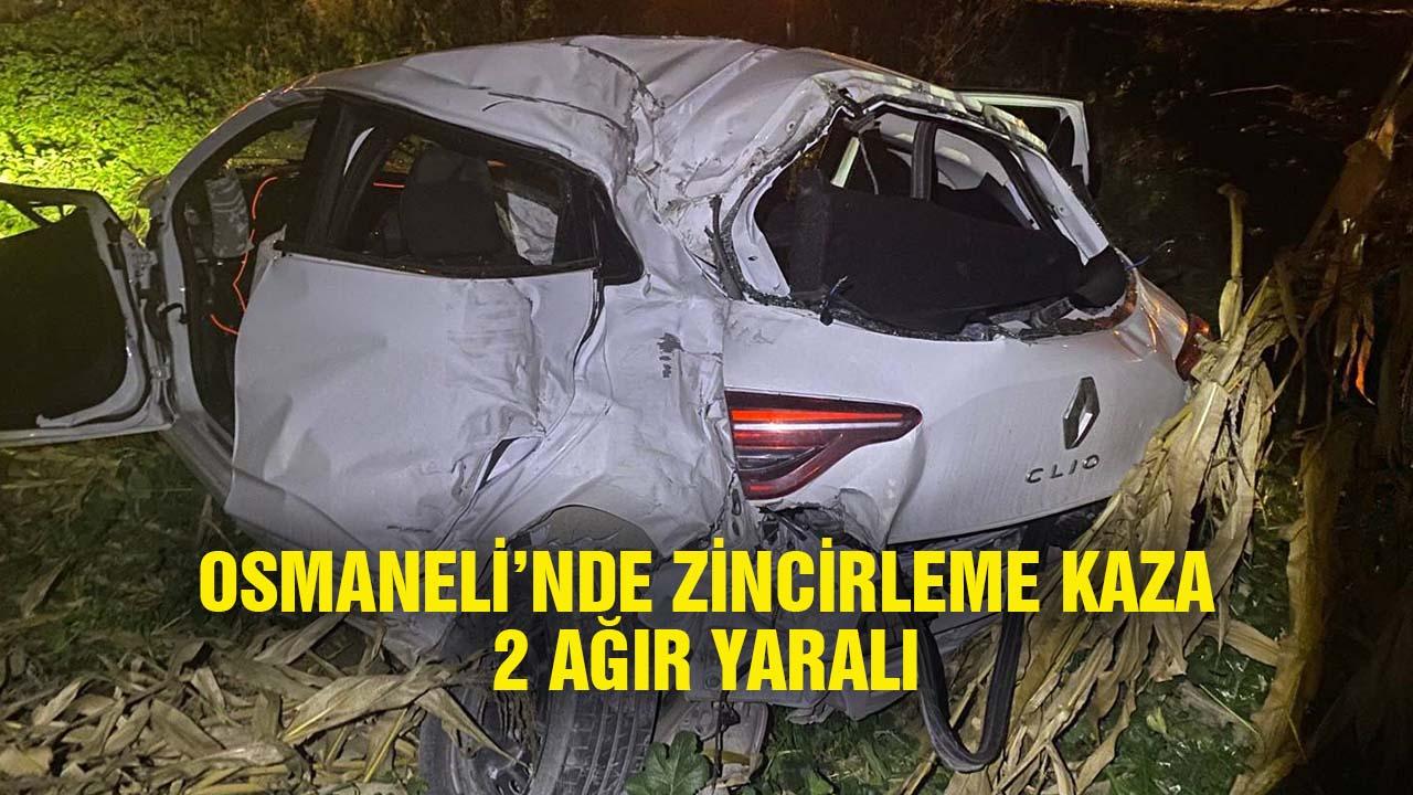 Osmaneli’ndeki Kazada Ağır Yaralanan Yolcu Entübe Edildi
