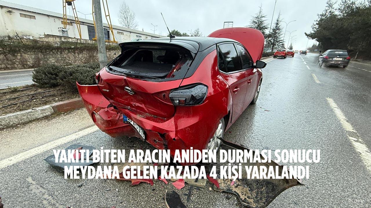 Bilecik Polis Evi Kavşağı’nda Trafik Kazası