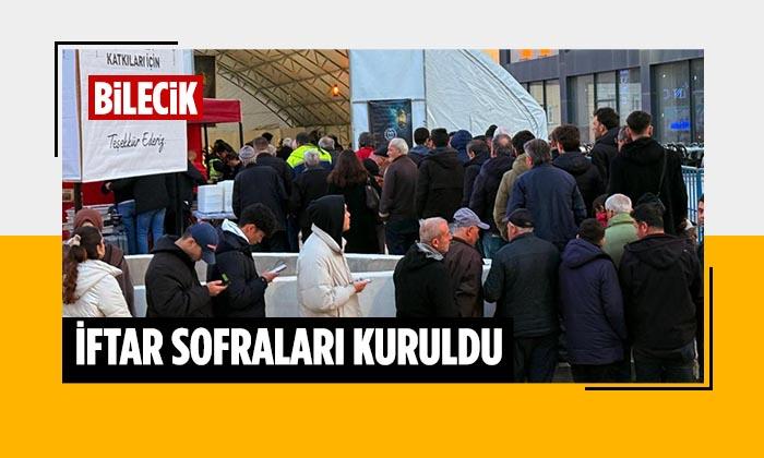 Bilecik’te Ramazan Bereketini Binlerce Kişi Aynı Sofrada Paylaşıyor