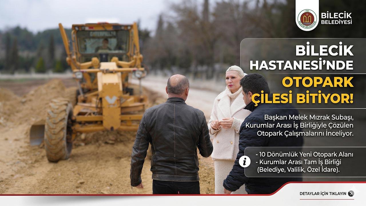 Bilecik Eğitim ve Araştırma Hastanesi’nde Otopark Çilesi Bitiyor: 10 Dönümlük Yeni Alan!