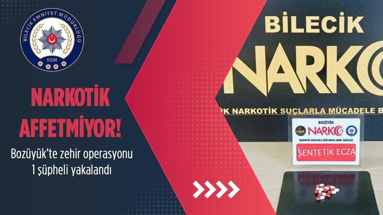 Bozüyük’te Narkotik Operasyonu