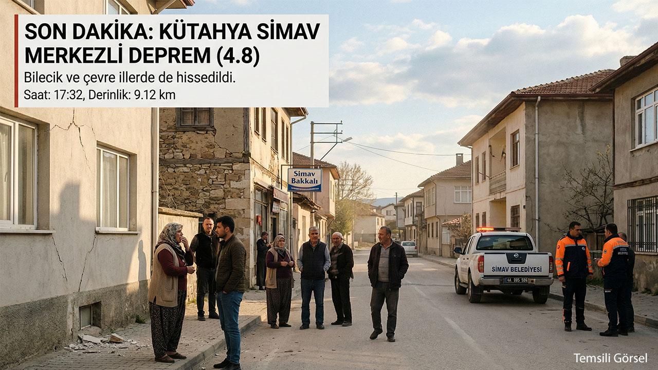 Kütahya Simav’da 4.8 Büyüklüğünde Deprem: Bilecik ve Çevre İller Sallandı!