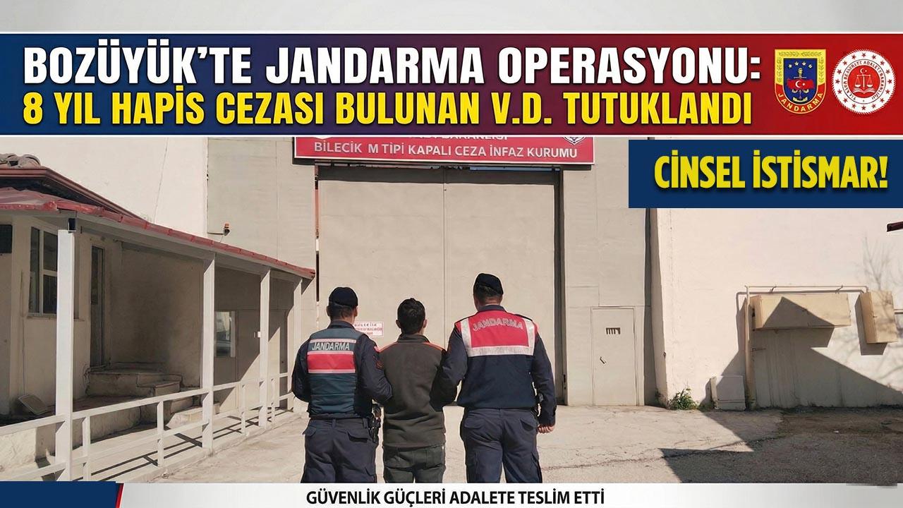 Bozüyük’te 8 Yıl Hapis Cezası Bulunan Şahıs Yakalanarak Tutuklandı