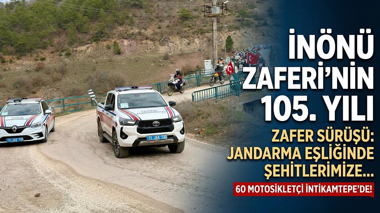 İnönü Zaferi’nin 105. Yılında Anlamlı Sürüş: 60 Motosikletçi Şehitler İçin Yollarda!