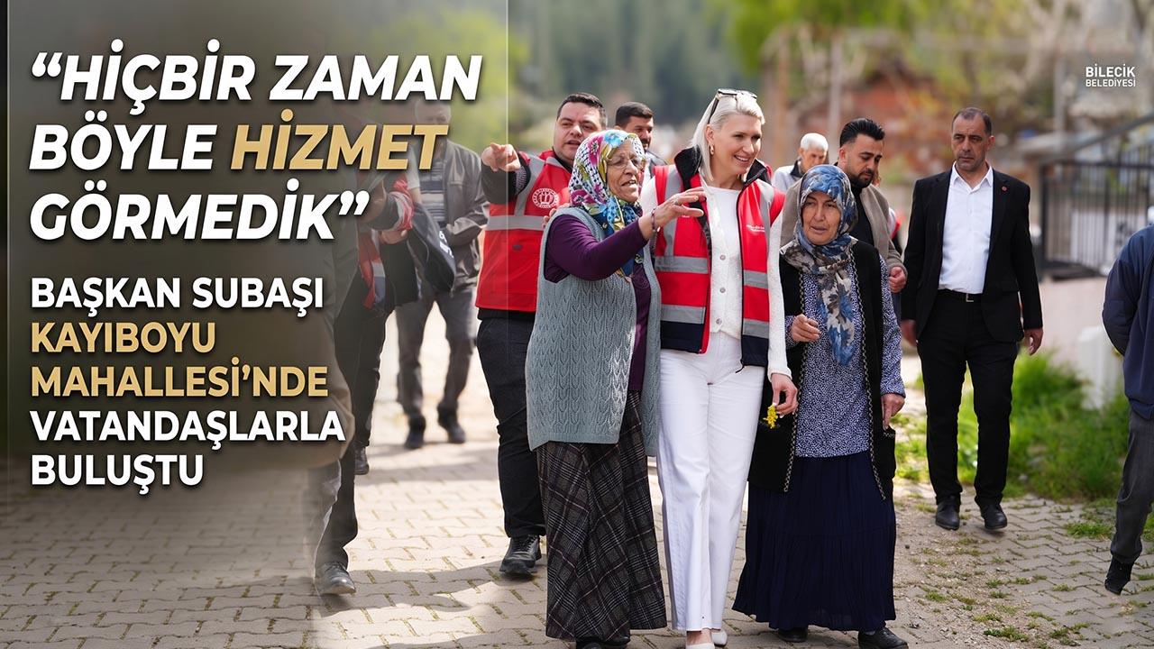 Başkan Subaşı Kayıboyu Mahallesi’nde: 8 Bin 500 Metrekarelik Kilit Parke Uygulaması