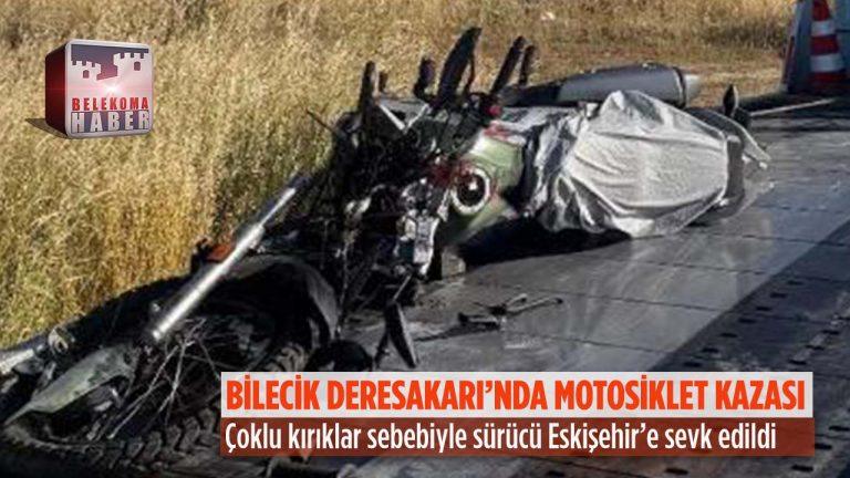 Bilecik Deresakarı’nda Trafik Kazası: Kamyon ile Motosiklet Çarpıştı