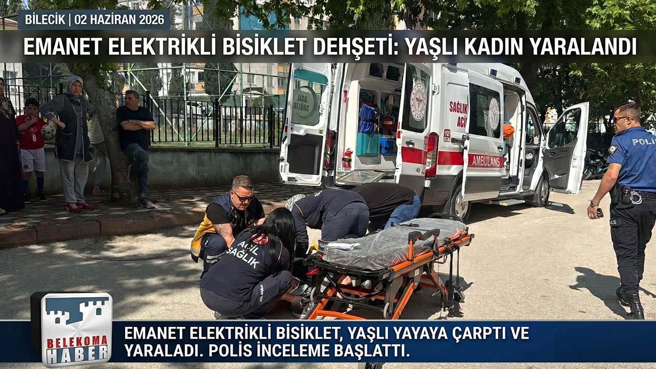 Bilecik Elektrikli Bisiklet Kazası: Yaşlı Kadın Yaralandı