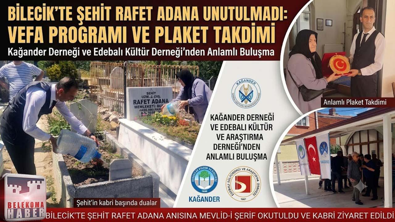 Bilecik’te Şehitlerimiz İçin Anlamlı Mevlid-i Şerif Programı Düzenlendi