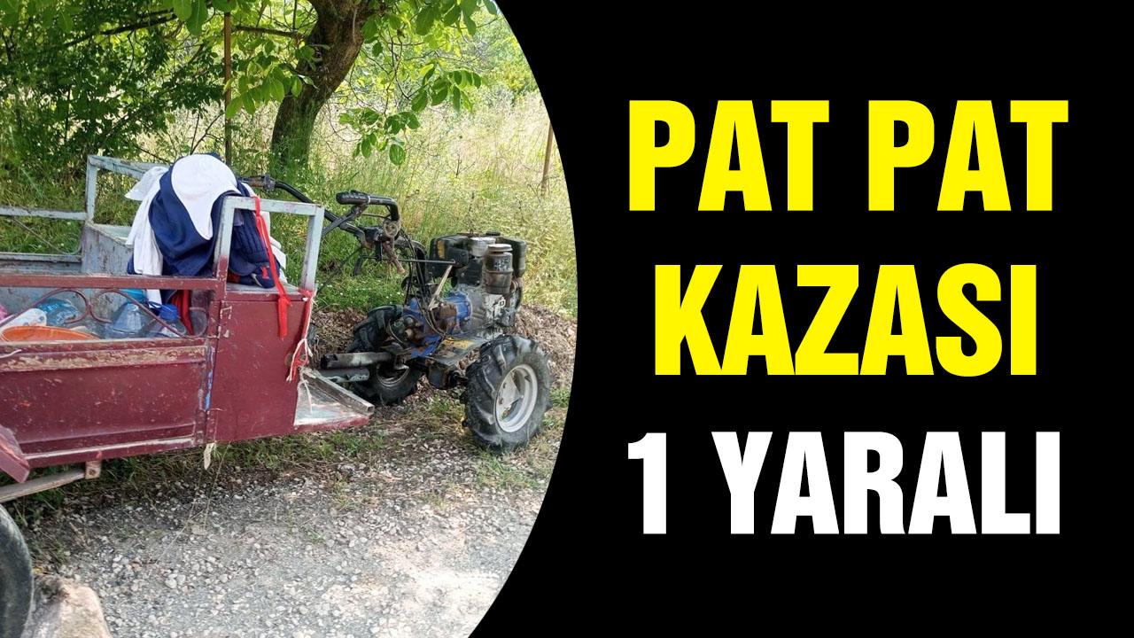 Bilecik İnhisar’da Pat Pat Kazası: 1 Yaralı