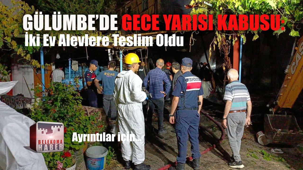 Bilecik Gülümbe Köyü’nde Ev Yangını: İki Bina Zarar Gördü