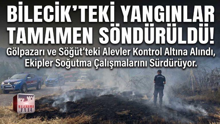 Bilecik’te Peş Peşe Korkutan Orman Yangınları