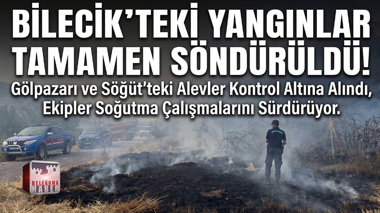 Bilecik’te Peş Peşe Korkutan Orman Yangınları