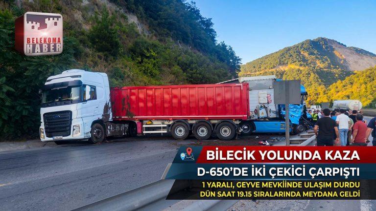 Bilecik Yolunda Çarpışma: Ulaşım Felç Oldu!