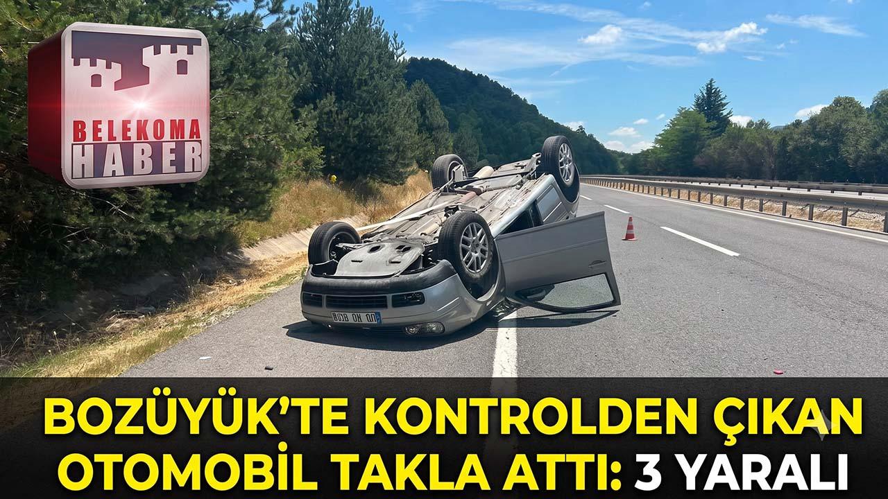 Bozüyük’te Otomobil Takla Attı: 3 Kişi Yaralandı | Belekoma Haber