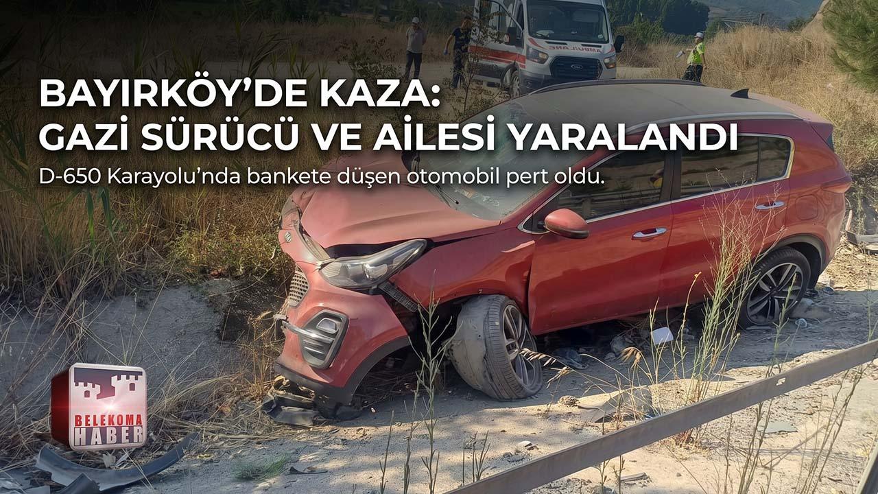 Bilecik Bayırköy’de Otomobil Bankete Düştü: 4 Yaralı