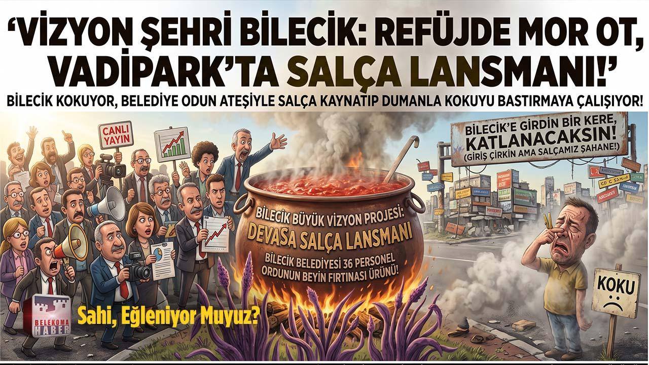 Vizyon Şehri Bilecik: Refüjde Mor Ot, Vadipark’ta Salça Lansmanı!