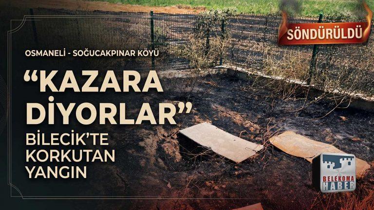 Soğucakpınar Köyü’nde Sigara İzmariti Yangına Sebep Oldu: 2 Dönüm Kül Oldu