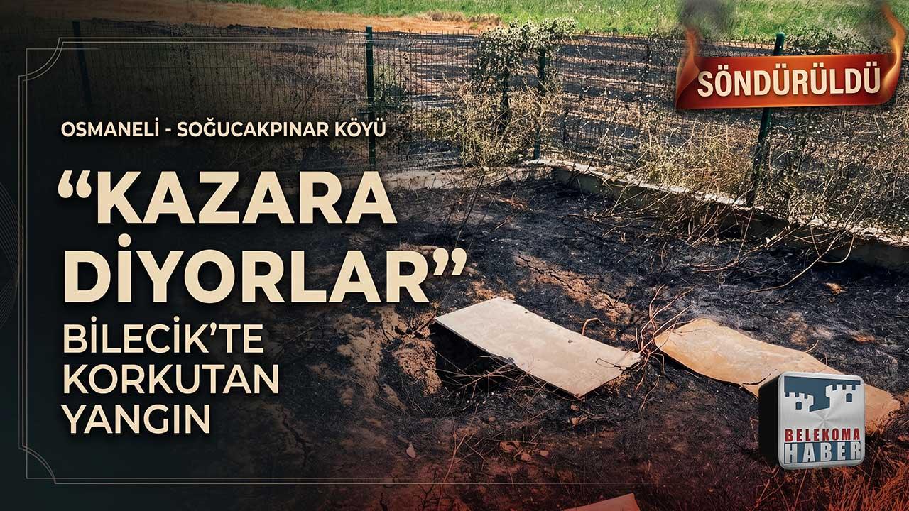 Soğucakpınar Köyü’nde Sigara İzmariti Yangına Sebep Oldu: 2 Dönüm Kül Oldu
