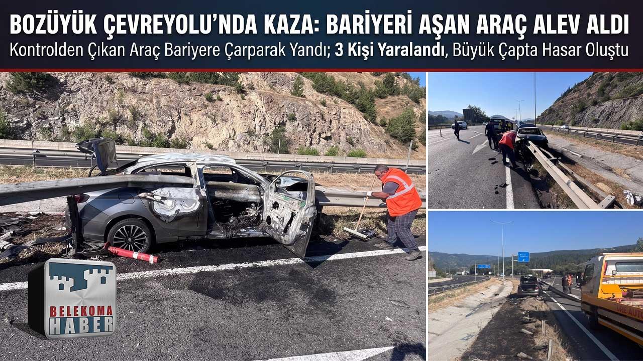 İzin Dönüşü Korkutan Kaza: Yanan Araçtan Vatandaşlar Kurtardı