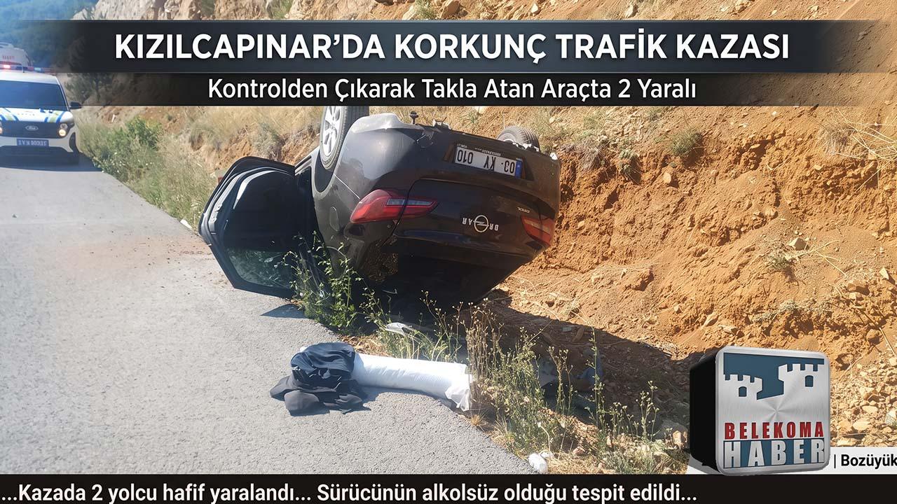 Bozüyük – İnegöl Karayolunda Direksiyon Hakimiyetini Kaybetti: 2 Yaralı