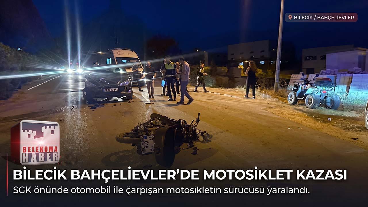 Bilecik Bahçelievler’de Kaza: 1 Yaralı