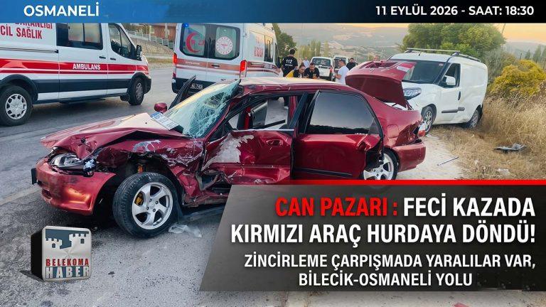 Bilecik – Osmaneli Yolunda Trafik Kazası: Arızalı Kamyonete Çarpan Sürücü Yaralandı