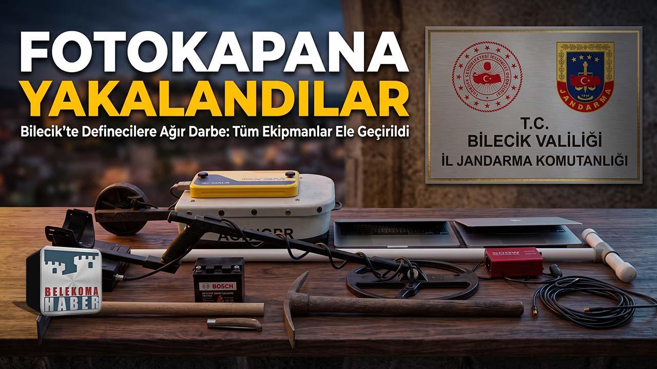 Gölpazarı’nda Fotokapanlı Takip: İzinsiz Define Arayan 4 Kişi Yakalandı