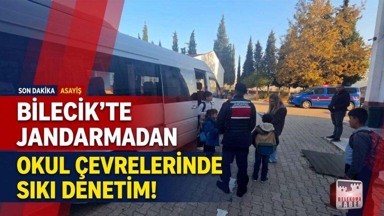 Bilecik’te Jandarmadan Okul Çevrelerinde Sıkı Güvenlik Denetimi