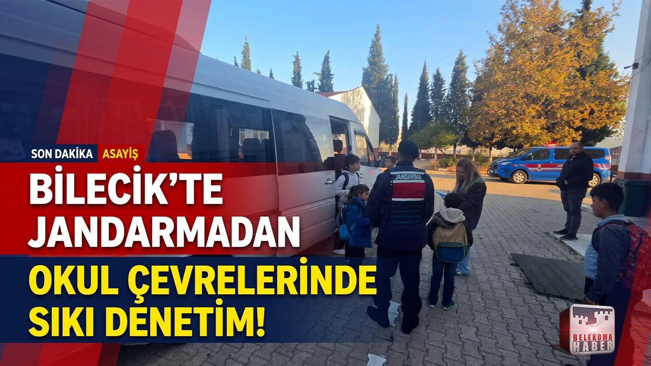Bilecik’te Jandarmadan Okul Çevrelerinde Sıkı Güvenlik Denetimi