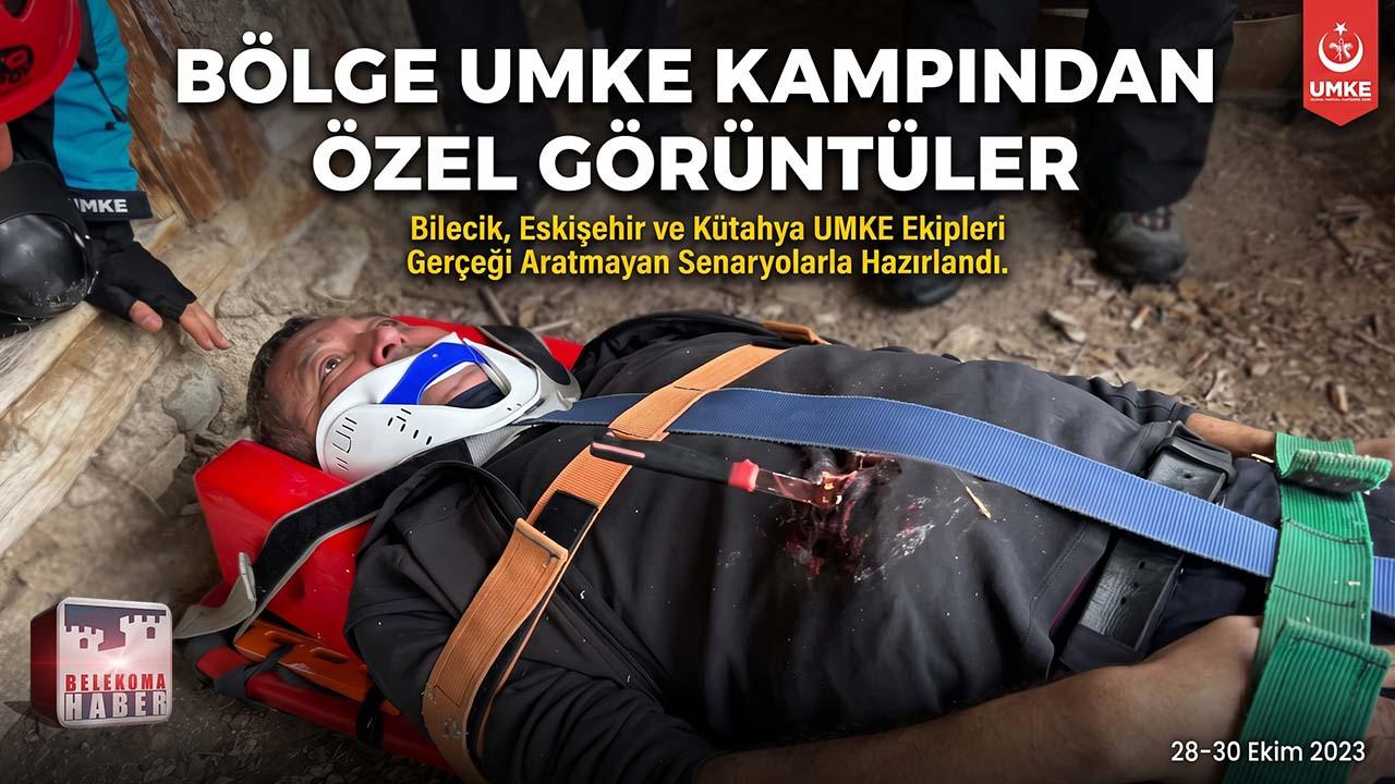 Bilecik UMKE Ekiplerinden Eskişehir’de Kritik Afet Tatbikatı