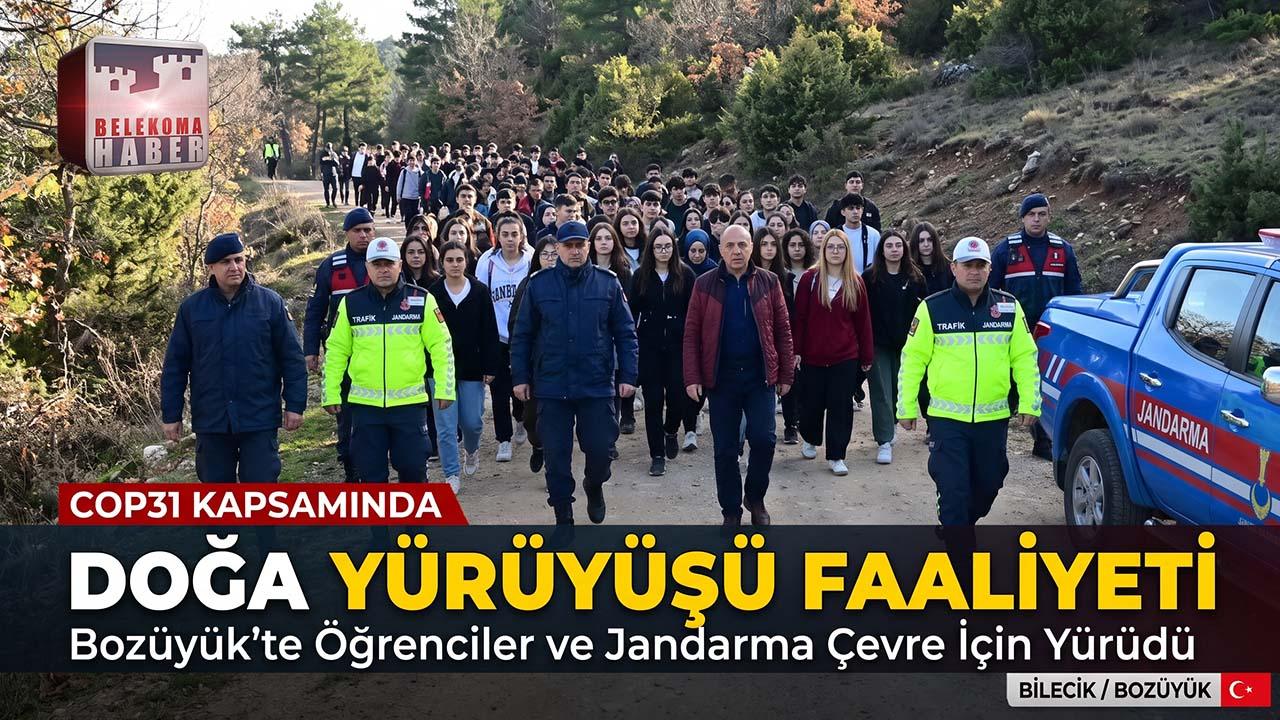 Bozüyük’te Öğrencilerden COP31 İklim Yürüyüşü: Erikli Köyü’nden Atatürk Köşkü’ne